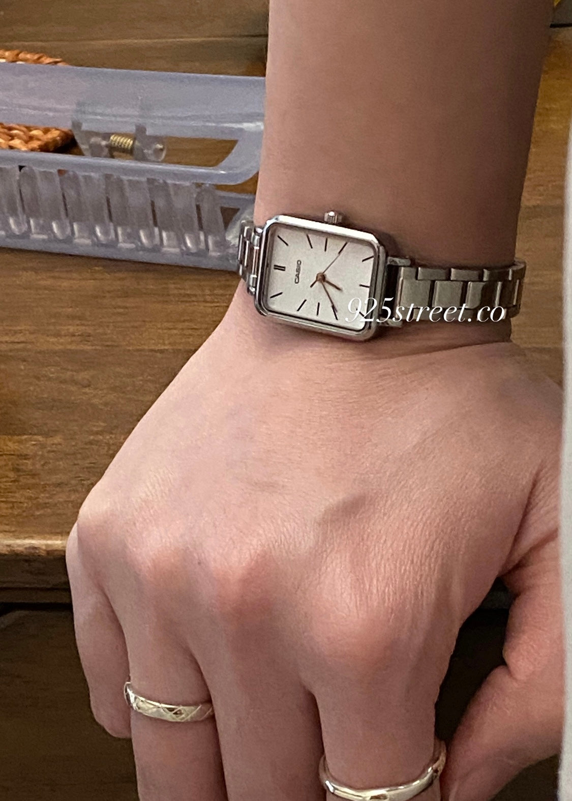Casio Square Steel WATCH